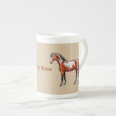 Rain Spirit - Pferd, stehend -  Porzellantasse (Vorderseite Rechts)