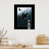 RAIN SPIRITS Art Poster (Küche)