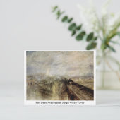 Rain Steam and Speed von Joseph William Turner Postkarte (Stehend Vorderseite)