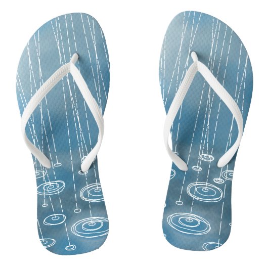 Rain Storm Blue Badesandalen (Fußbett)