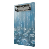 Rain Storm Blue Mini Klemmbrett (Gewinkelt2)
