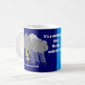 Rain Sunshine Parade Meteorologie lustig Brauch Kaffeetasse (Vorderseite Links)