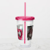 Rain the Weimaraner Dog - Acrylic Tumbler Acryltrinkbecher (Rechts)