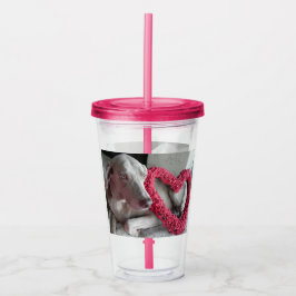 Rain the Weimaraner Dog - Acrylic Tumbler Acryltrinkbecher