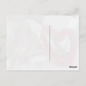 Rain the Weimaraner's I Heart You Postcard Postkarte (Rückseite)