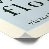 Rain Will Make The Flowers Grow - Les Miserables  Poster (Ecke)