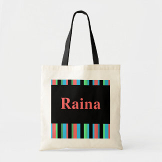 Raina Hübsch Strip Tote Bag Tragetasche