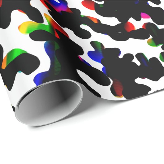 Rainbawrap-Papier Geschenkpapier (Rolleneckpunkt)