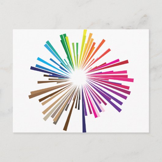 Rainboom Postkarte (Vorderseite)