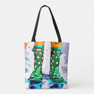 Rainboots doppelseitige Tote-Tasche Tasche