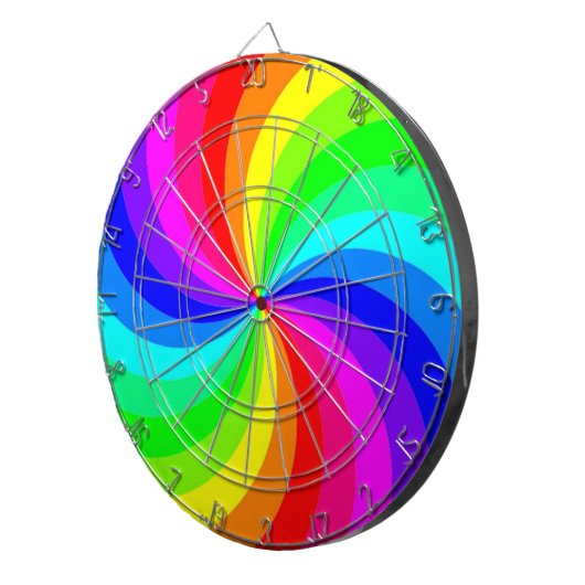 RAINBOUR SPIRAL DARTSCHEIBE (Vorderseite rechts)