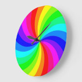 RAINBOUR SPIRAL GROßE WANDUHR (Winkel)