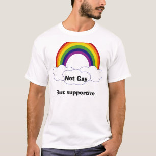 Rainbow2, nicht GayBut unterstützend T-Shirt