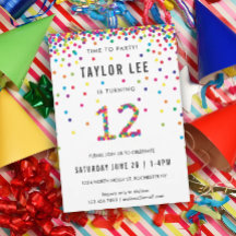 Rainbow 12 Year Old Birthday Party, 12. Geburtstag