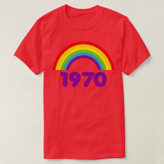 Rainbow 1970 T-Shirt (Design vorne)