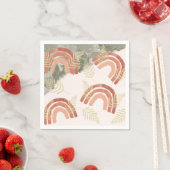 Rainbow 1. Geburtstag Serviette (Beispiel)