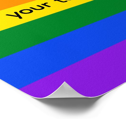 Rainbow #1 Poster (Ecke)