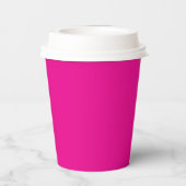 Rainbow 21st Birthday Hot Pink Pappbecher (Rückseite)
