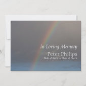 Rainbow 2 Ankündigung des Beerdigungsdienstes (Vorderseite)