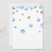 Rainbow 2nd Birthday Party, Pink Balloon Girl Einladung (Rückseite)