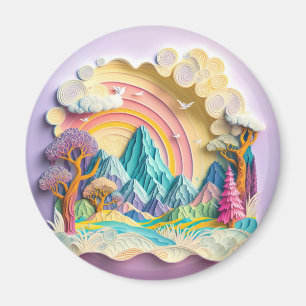 Rainbow 3D-Illustrations-Imitate Magnet