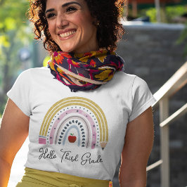 Rainbow 3rd Grade Teacher Shirt | Zurück zur Schul