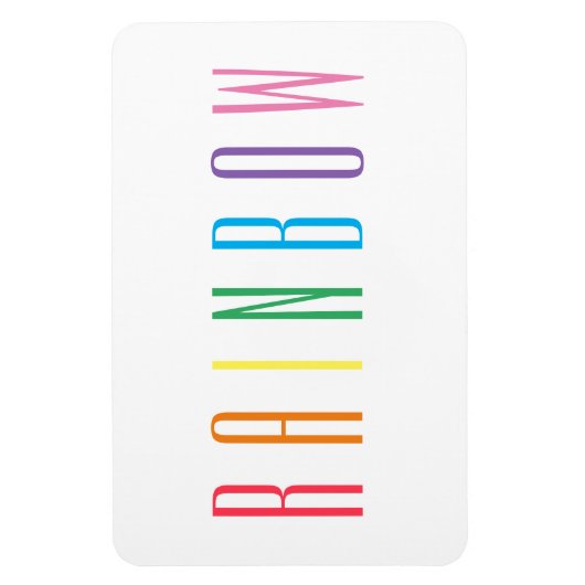 RAINBOW 4x6 Flexible Magnet (Vertikal)