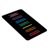 RAINBOW 4x6 Flexible Magnet / Schwarz (Rechte Seite)