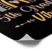 Rainbow 5. Klasse Vibes Rainbow Zurück zur Schule Poster (Ecke)