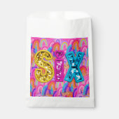 Rainbow 6. Geburtstag Geschenktütchen (Vorderseite)