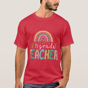 Rainbow 6. Klasse Lehrer Kinder zurück zur Schule T-Shirt