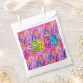 Rainbow 7. Geburtstag Geschenktütchen (Ausgeschnitten)