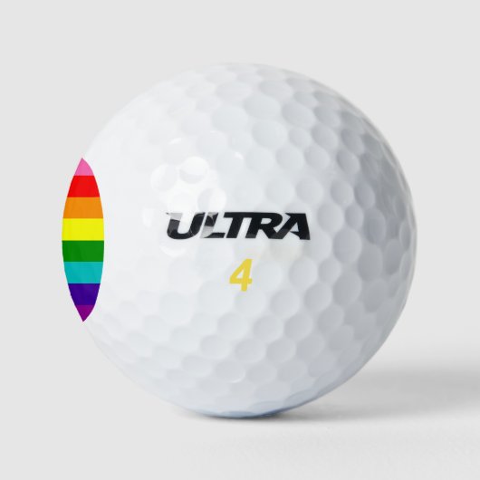 Rainbow 8 Prix Golfball (Logo)