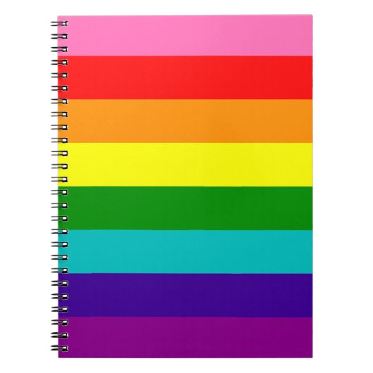 Rainbow 8 Prix Notizblock (Vorderseite)