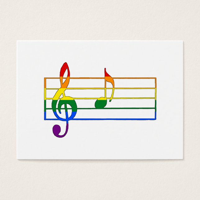 Rainbow 'A' Musical Note (Vorderseite)