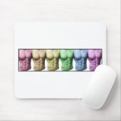 Rainbow Abs Mousepad (Mit Mouse)