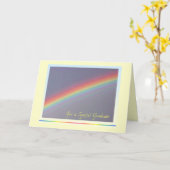 Rainbow-Abschluss-Karte Karte (Gelbe Blume)
