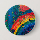 Rainbow Abstrakt Button (Vorderseite)