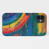 Rainbow Abstrakt Case-Mate iPhone Hülle (Rückseite (Horizontal))