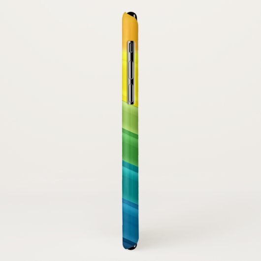 Rainbow Abstrakt Case-Mate iPhone Hülle (Hinten/Links)
