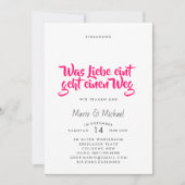 Rainbow abstrakt ehrlich einladung (Vorderseite)