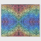 Rainbow Abstrakt Geschenkpapier (Flach)