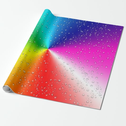 Rainbow-Abstrakt Geschenkpapier (Ungerollt)