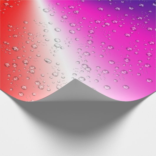 Rainbow-Abstrakt Geschenkpapier (Ecke)