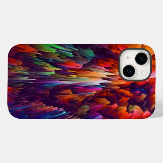 Rainbow Abstrakt | iPhone 14 Case-Mate Case-Mate iPhone Hülle (Rückseite (Horizontal))