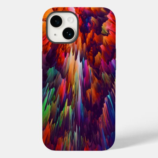 Rainbow Abstrakt | iPhone 14 Case-Mate Hülle (Rückseite)