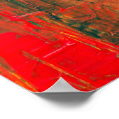 Rainbow Abstrakt Poster (Ecke)