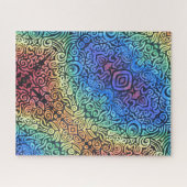 Rainbow Abstrakt Puzzle (Horizontal)