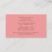 Rainbow Abstrakt Strawberries Visitenkarte (Rückseite)