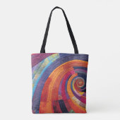 Rainbow Abstrakt Tasche (Rückseite)